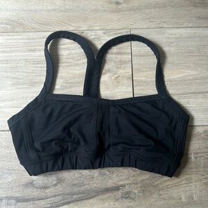 LULULEMON BLACK MESH RACERBACK SPORTS BRA